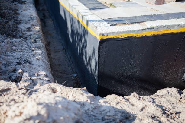 Residential Waterproofing installation at a Malta, IL home by SJ Waterproofing Pros